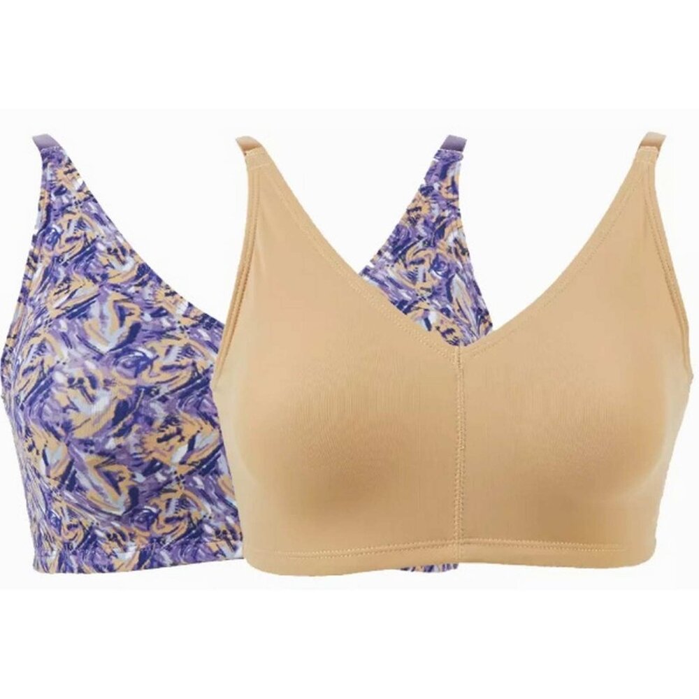 Rhonda Shear Butterknit Bra Set 2 Pack MEDIUM (RS-12)